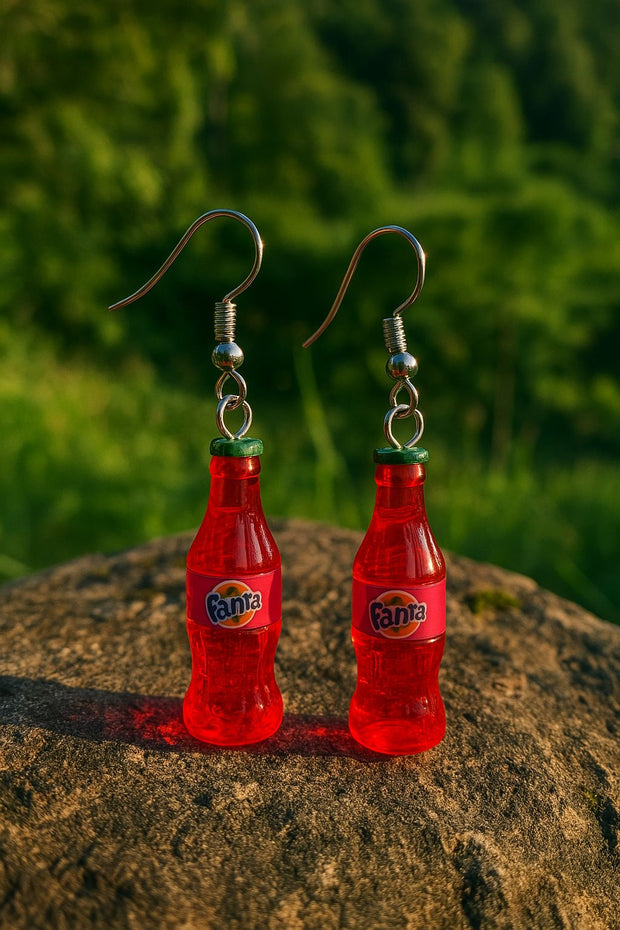 Fizzy Pop Earrings – Fanta Edition